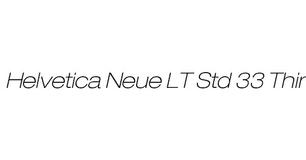 Helvetica Neue Lt