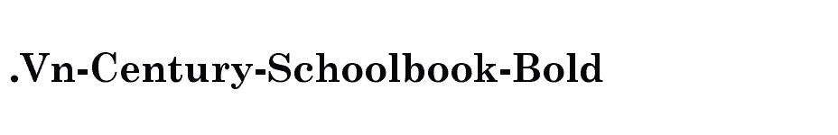 font .Vn-Century-Schoolbook-Bold download