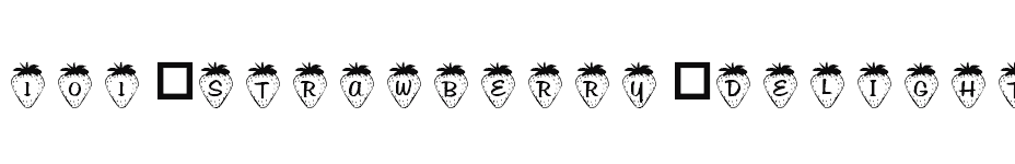 font 101-Strawberry-Delight download