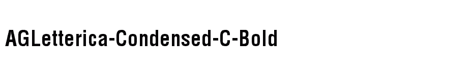 font AGLetterica-Condensed-C-Bold download