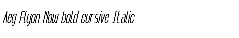 font Aeg-Flyon-Now-bold-cursive-Italic download