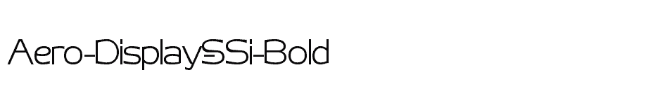 font Aero-Display-SSi-Bold download