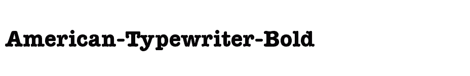 font American-Typewriter-Bold download