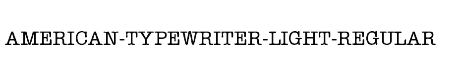 font American-Typewriter-Light-Regular download
