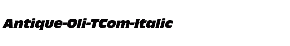 font Antique-Oli-TCom-Italic download