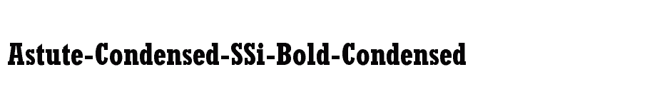 font Astute-Condensed-SSi-Bold-Condensed download