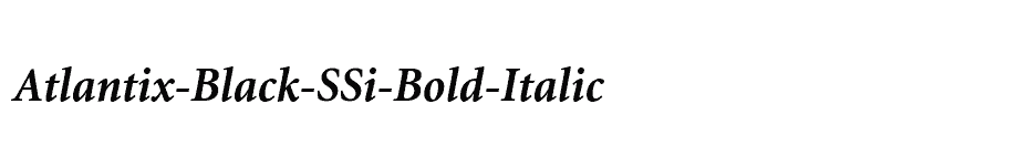 font Atlantix-Black-SSi-Bold-Italic download