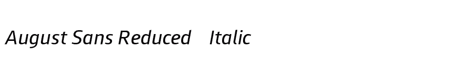 font August-Sans-Reduced-56-Italic download