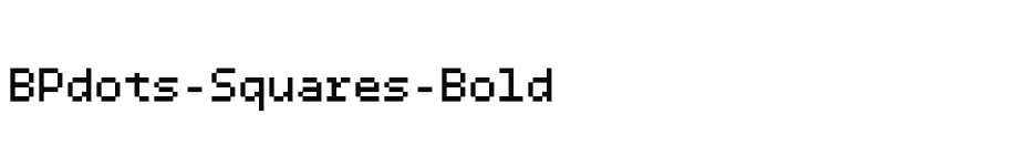 font BPdots-Squares-Bold download