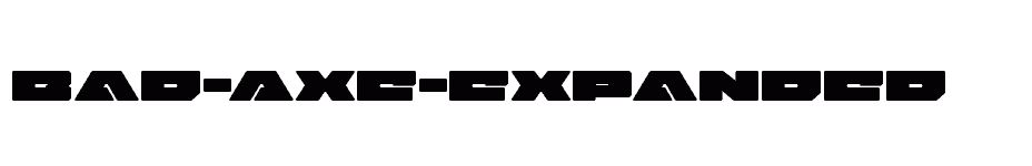 font Bad-Axe-Expanded download