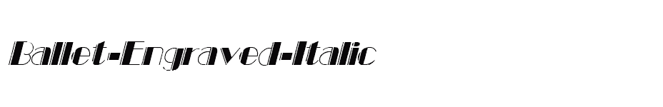 font Ballet-Engraved-Italic download