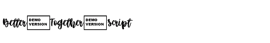 font Better-Together-Script download