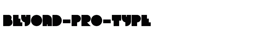 font Beyond-pro-type download
