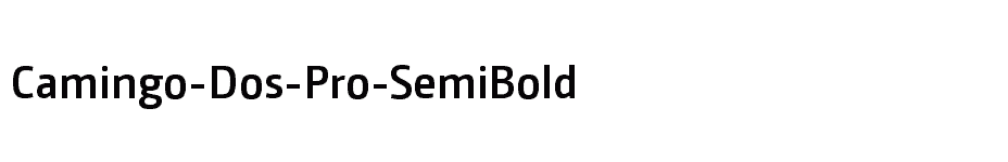 font Camingo-Dos-Pro-SemiBold download