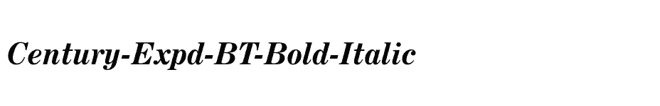 font Century-Expd-BT-Bold-Italic download