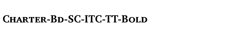 font Charter-Bd-SC-ITC-TT-Bold download
