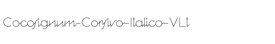font Cocosignum-Corsivo-Italico-ULt download