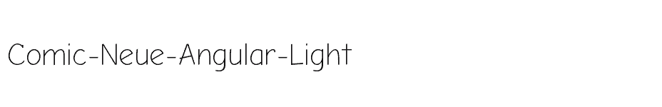 font Comic-Neue-Angular-Light download