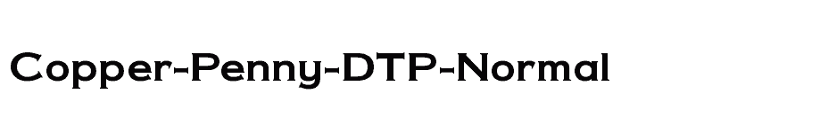 font Copper-Penny-DTP-Normal download