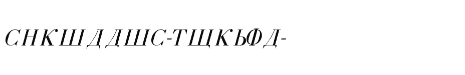 font Cyrillic-Normal-Italic download