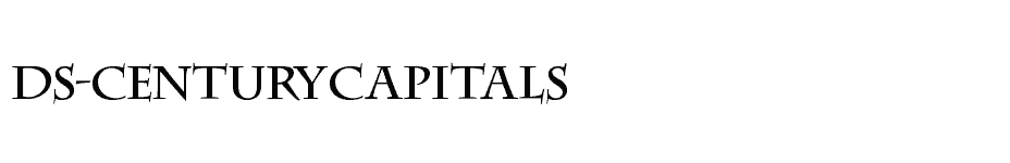 font DS-CenturyCapitals download