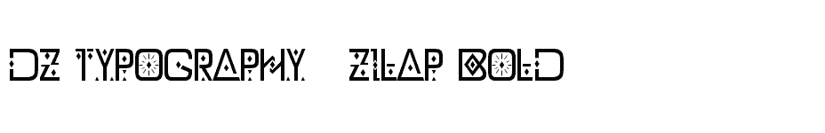 font DZ-Typography---Zilap-Bold download