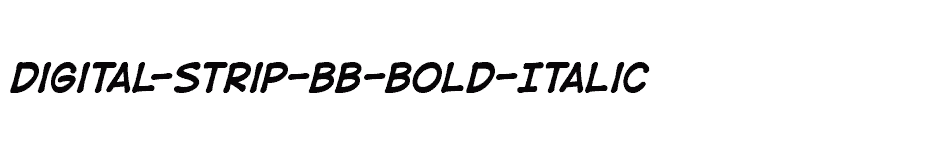 font Digital-Strip-BB-Bold-Italic download