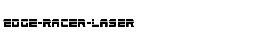 font Edge-Racer-Laser download