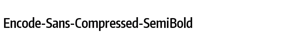 font Encode-Sans-Compressed-SemiBold download
