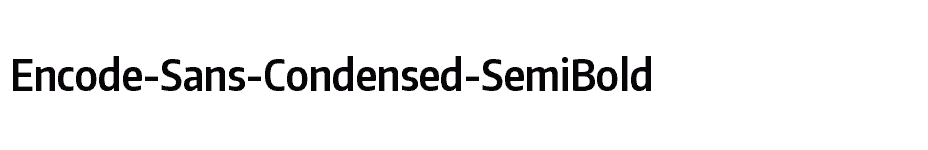 font Encode-Sans-Condensed-SemiBold download