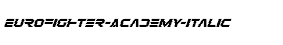 font Eurofighter-Academy-Italic download