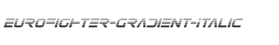font Eurofighter-Gradient-Italic download