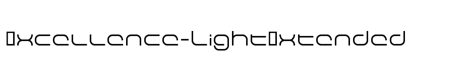 font Excellence-LightExtended download
