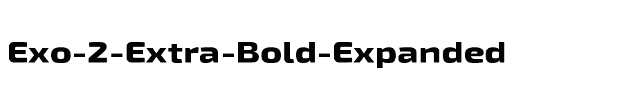font Exo-2-Extra-Bold-Expanded download
