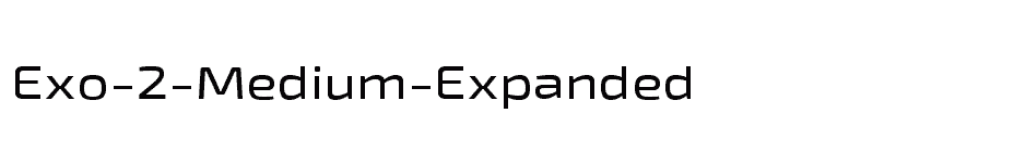 font Exo-2-Medium-Expanded download
