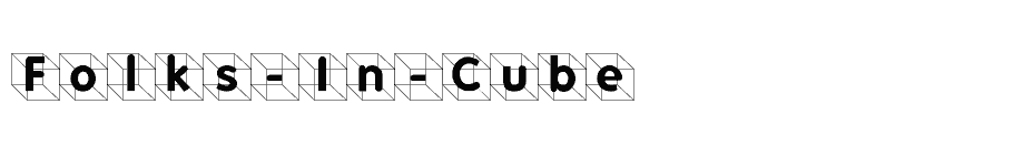 font Folks-In-Cube download