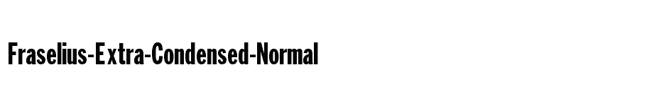 font Fraselius-Extra-Condensed-Normal download
