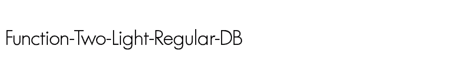 font Function-Two-Light-Regular-DB download