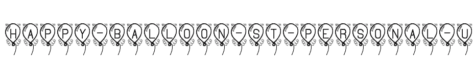 font Happy-Balloon-St-PERSONAL-USE download