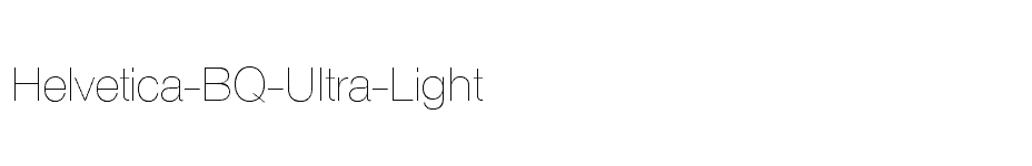 font Helvetica-BQ-Ultra-Light download