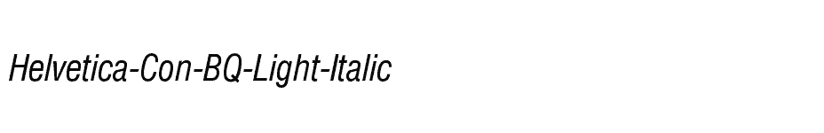 font Helvetica-Con-BQ-Light-Italic download