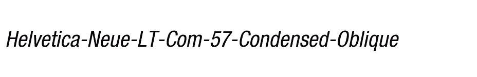 font Helvetica-Neue-LT-Com-57-Condensed-Oblique download