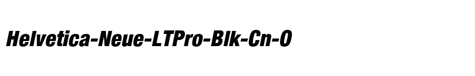 font Helvetica-Neue-LTPro-Blk-Cn-O download