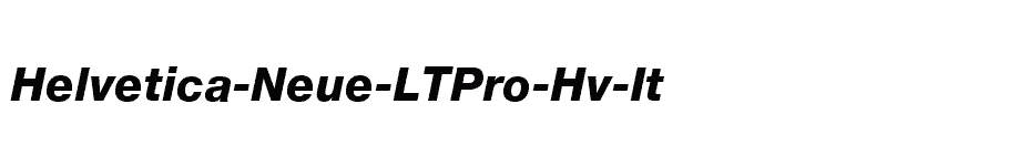 font Helvetica-Neue-LTPro-Hv-It download