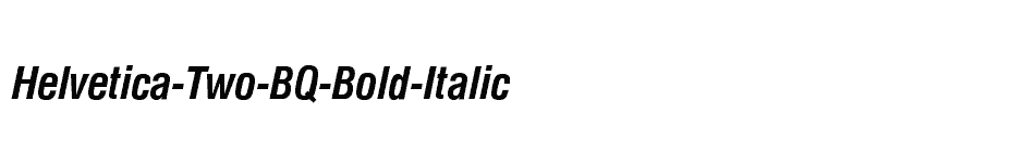 font Helvetica-Two-BQ-Bold-Italic download
