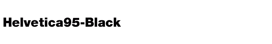 font Helvetica95-Black download