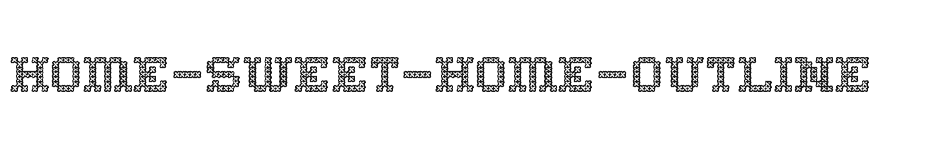 font Home-Sweet-Home-Outline download