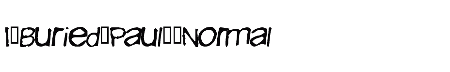 font I-Buried-Paul--Normal download