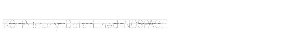 font KG-Primary-Dots-Lined-NOSPACE download
