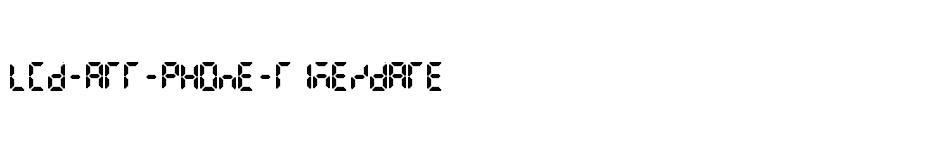 font LCD-ATT-Phone-Time/Date download